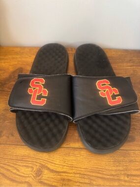 ISlide USC Trojans Slide Sandals Black Adjustable NCAA College‎ Men Size 11